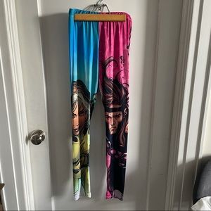 Marvel We Love Fine X-Men Rogue & Gambit Leggings